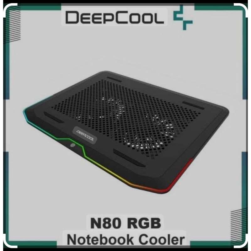 DEEP COOL cooling fan laptop notebook N80 RGB rgb deepcool windpal mini