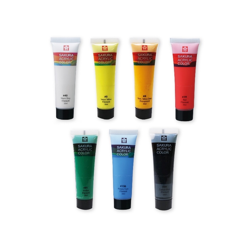 

Pilihan Sakura 2ml Acrylic Color Paint 22