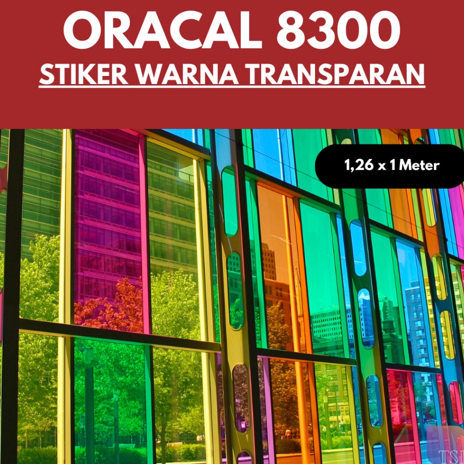 

Terlaris Oracal Sticker 83 Transparent Skotlet Warna Tembus Cahaya Kaca 1 Meter