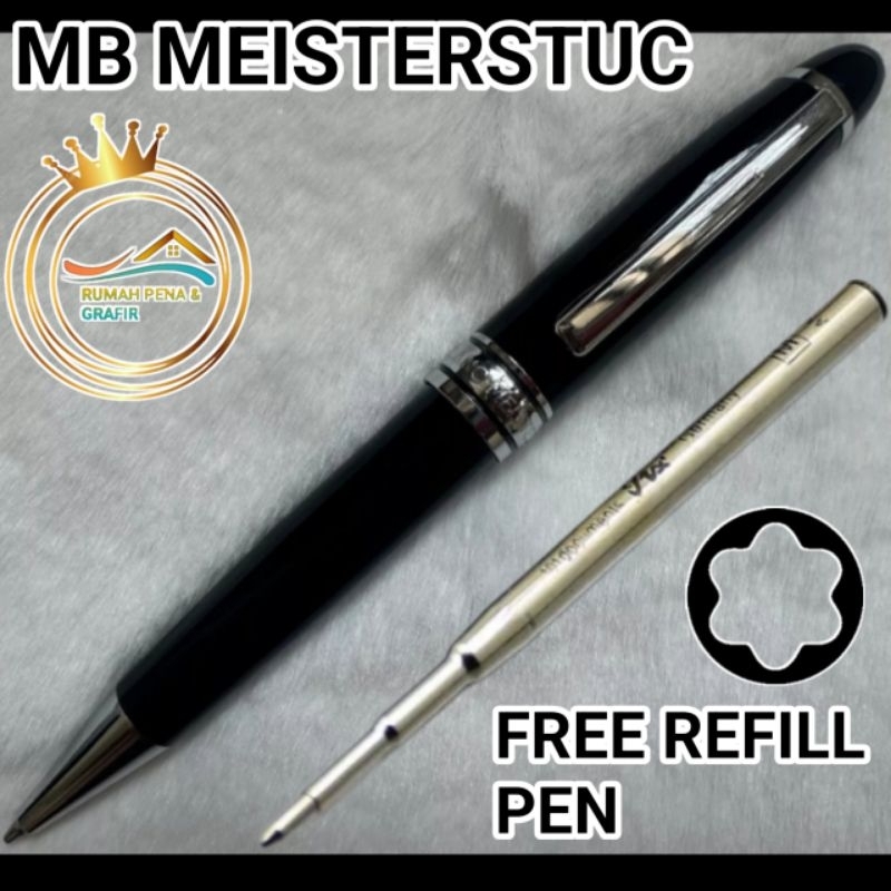 

Ballpoint Mewah Businnes Work MonBleng Meisterstuc BP Free Refill & Box Exlusive