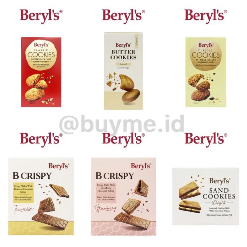 

[BACA DESKRIPSI] BERYLS Waffle Cookies Wafer Coconut Roll