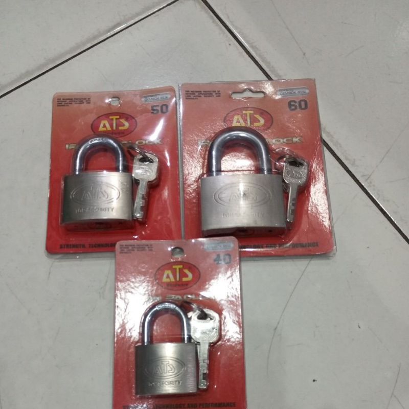 

ATS GEMBOK PUTIH 40 50 60 MM PENDEK