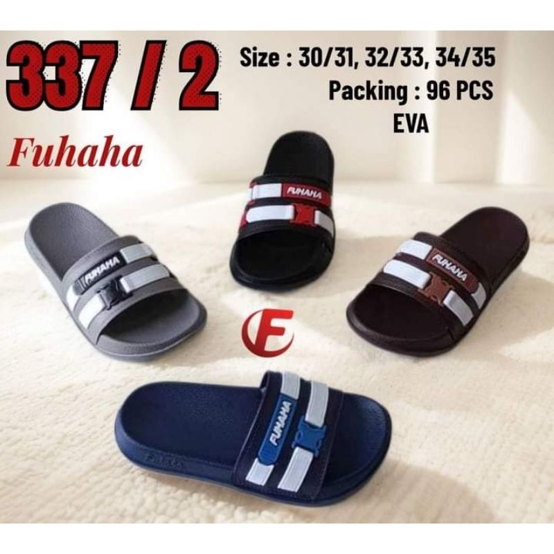 sandal slop fuhaha pria terbaru