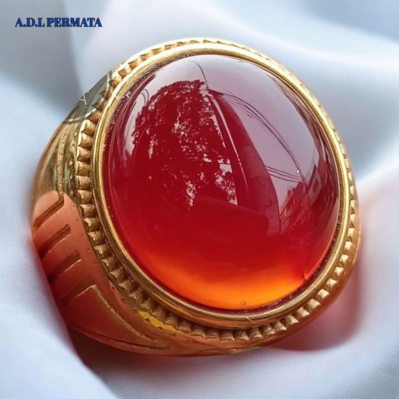 CINCIN BATU NATURAL AKIK SULAIMAN MADU DIJAMIN ASLI