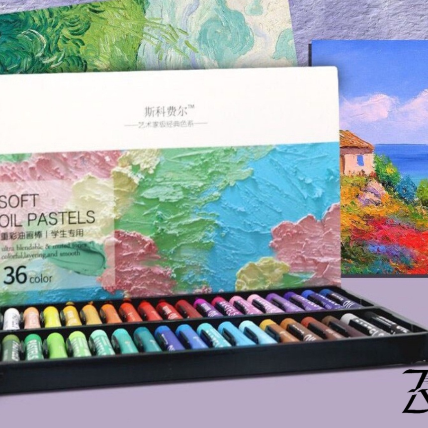 

KI3 THE TIMESet Crayon M Krayon 12243648 Warna Oil Pastel Small For Drawing Water Resistant