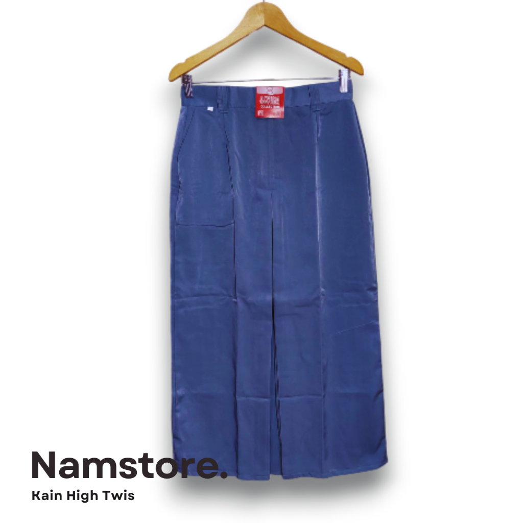 Rok Panjang Abu-abu Model Span 1 SMA dan MA Kain Licin - Seragam Sekolah Rok Abu Span 1 Perempuan