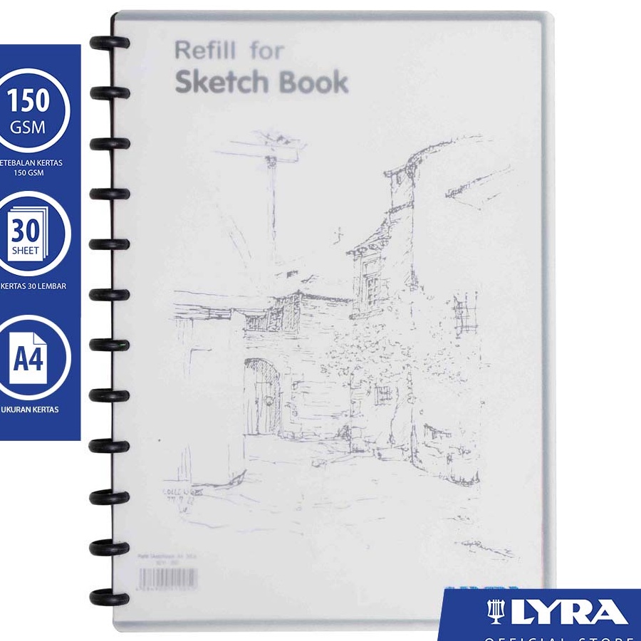 

Langka LYRA Sketch Book A4 3 Sheets 15gsm Buku Sketsa untuk Menggambar