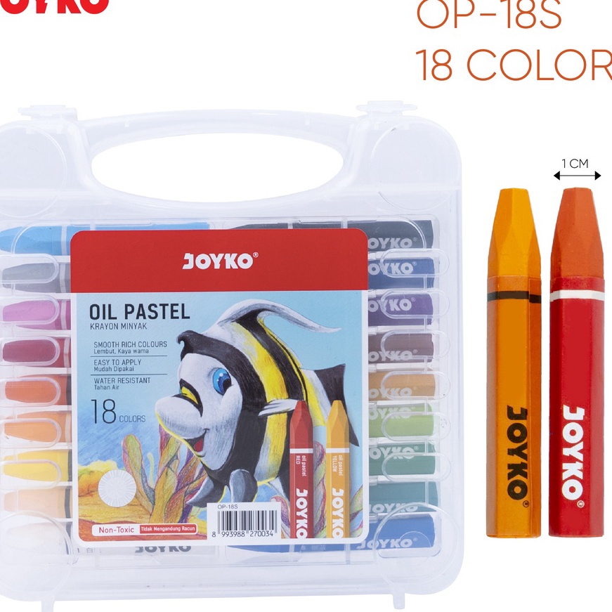 

KP8 crayon JOYKO 18 warnaoil pastel krayon minyak JOYKO