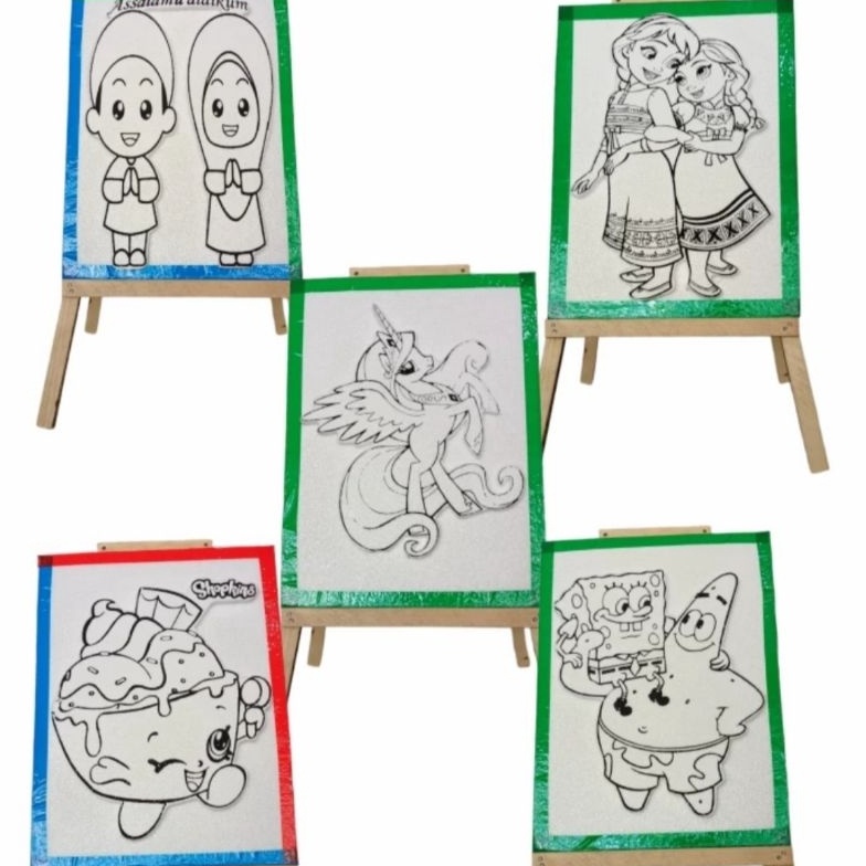 

Paket Murah List Lakban 5 pcs 3x4x1 Styrofoam Mewarnai ART ST7