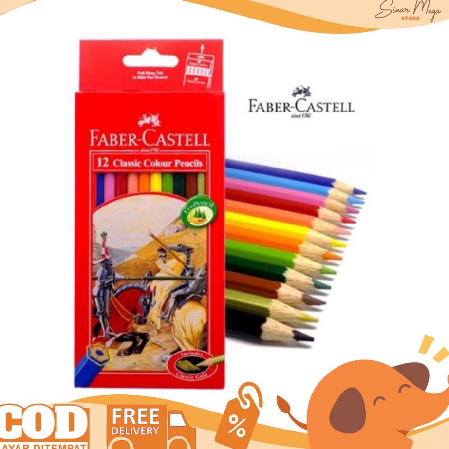 

FG2 Pensil Warna FaberCastell 12 Classic Colour Pencils Faber Castell Pensil Warna Classic 12 Panjang