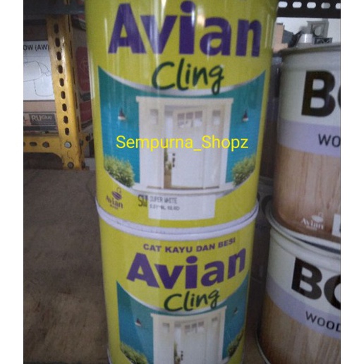 

Price Cat kayu dan besi Avian 85 L cat minyak avian brands