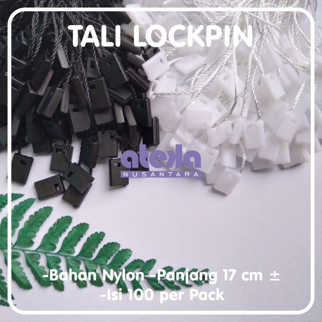 

Tali Nylon lockpin - tali loopin hampers - tali hangtag