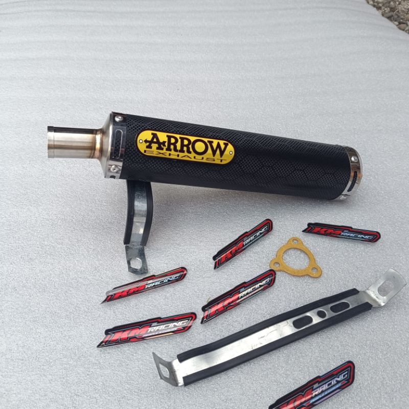 slencer knalpot ninja rr r rx king fizr arrow karbon hexagonal