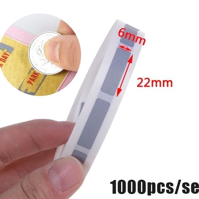 

Flash Sale 1pcs 6X22mm Scratch Off Label Gosok Penutup Sticker Gosok Label Sticker Scratch Stiker