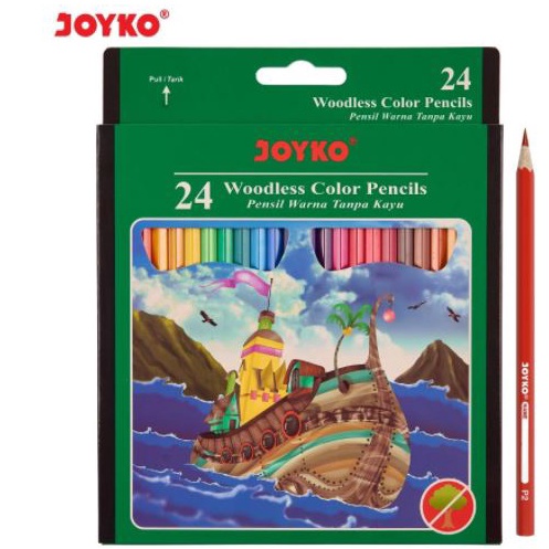 

Termurah PENSIL WARNA JOYKO 24 WARNA COLOUR CP14