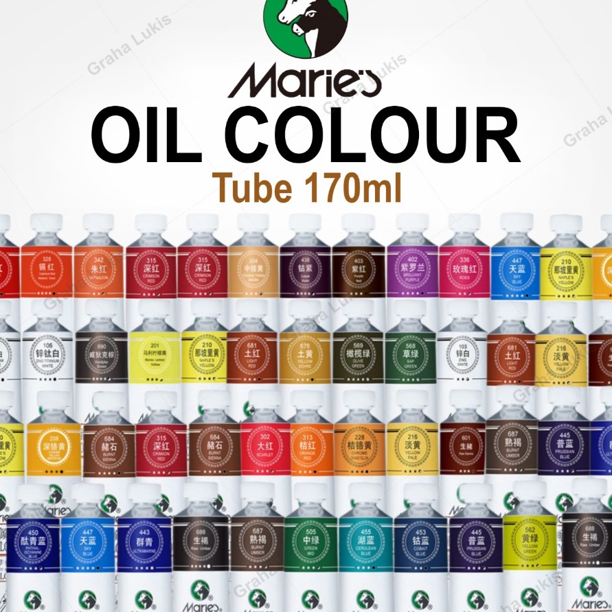 

KF7 Cat Minyak Maries 17ml Maries Oil Paint 17ml