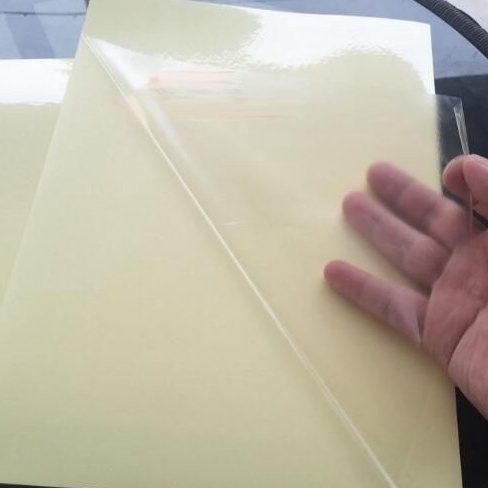 

HJ6 kes sticker stiker transparan glossy tahan air bisa semua printer dan semua tinta isi 1