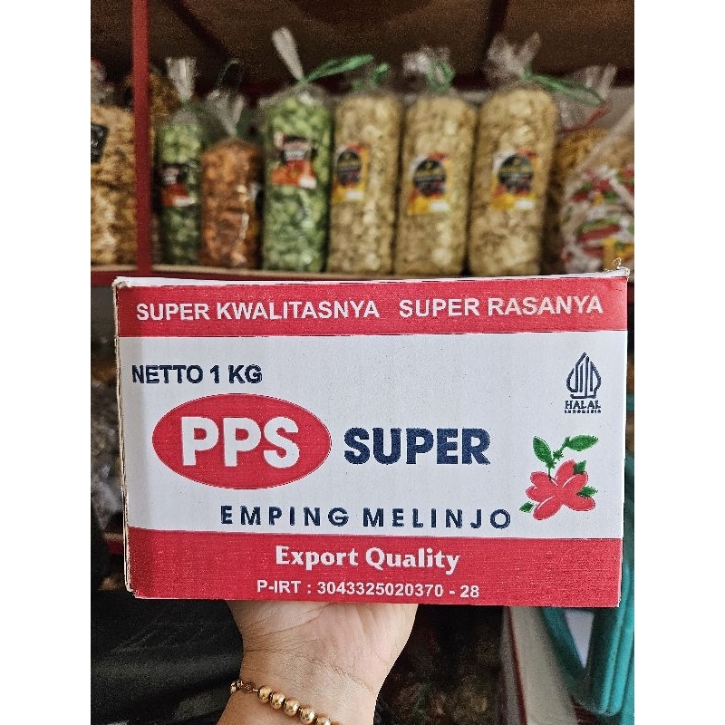 

emping mlinjo mentah siap goreng 1kg / emping mlinjo mentah super / emping mlinjo mentah siap goreng tanpa jemur super premium