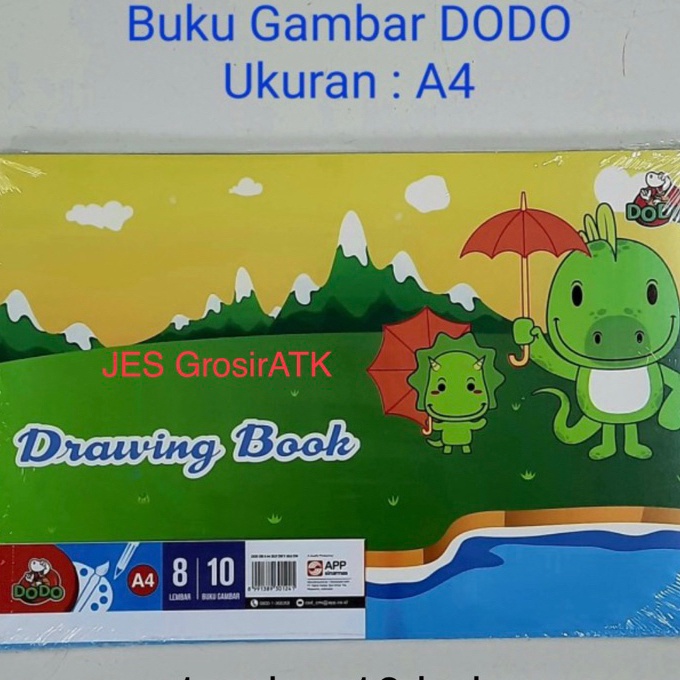 

Langka Buku Gambar DODO A4 1 pak 1 buku