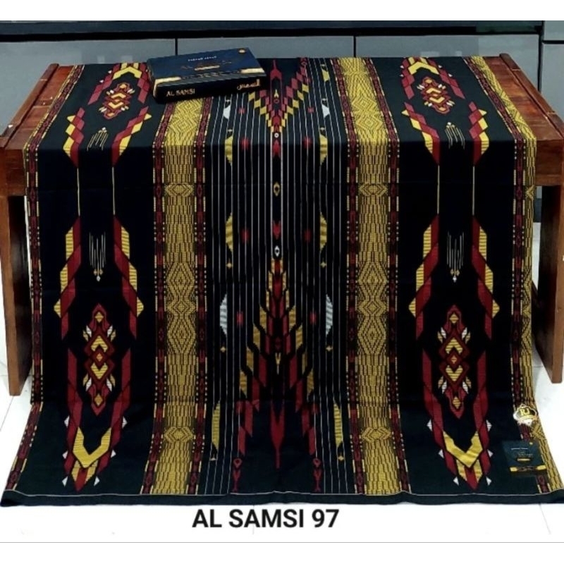 sarung al samsi motif sgl/ sarung sultan mewah/ sarung pria murah