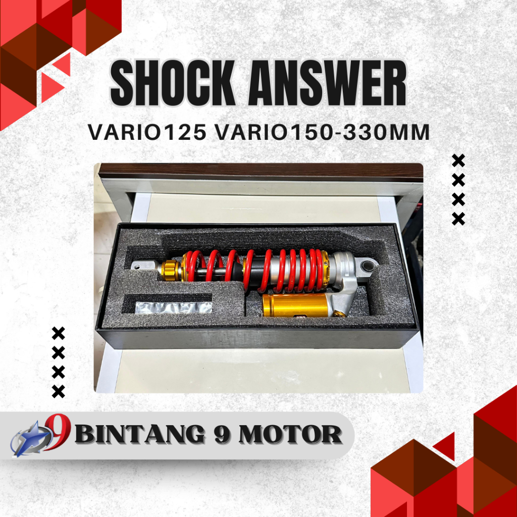 SHOCK SKOK ANSWER 330MM VARIO125 VARIO150-BINTANG SEMBILAN MOTOR