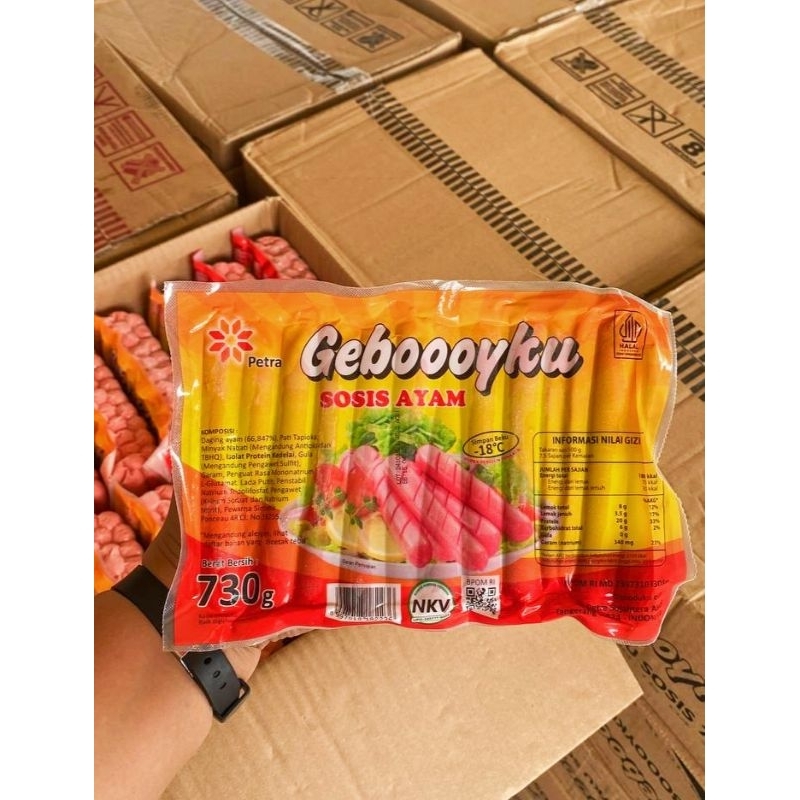 

Gebooyku Sosis Ayam Merah berat 730gr