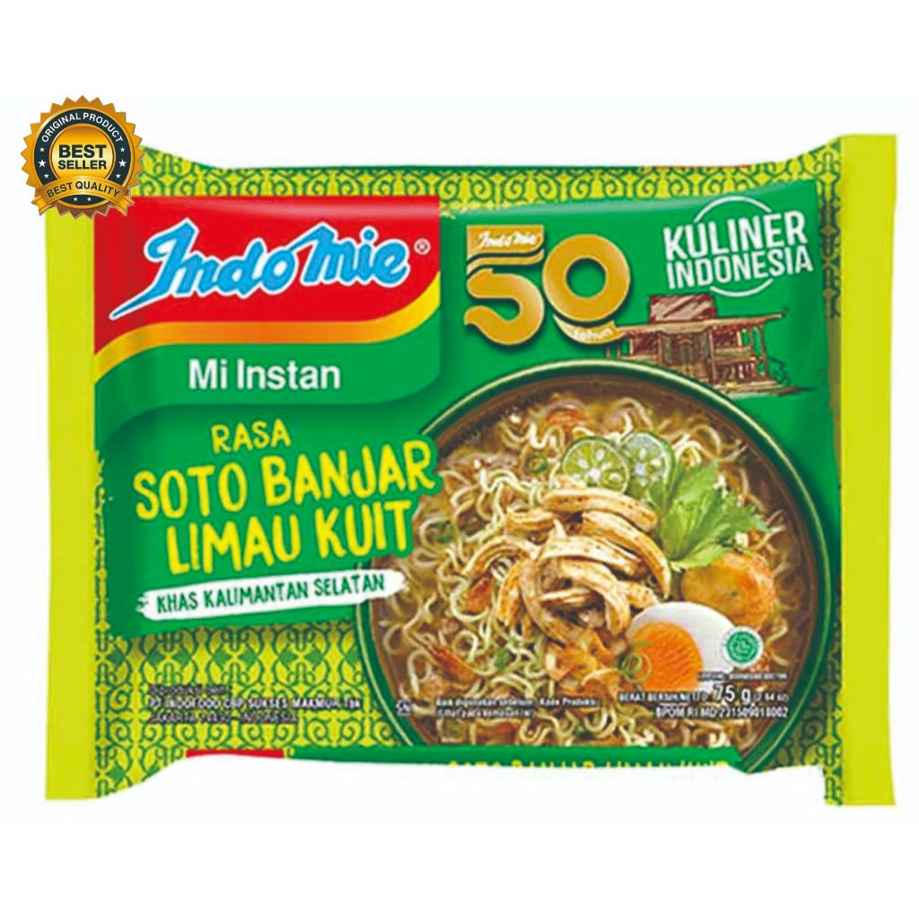 

Indomie Mi Instan Soto Banjar Limau Kuit 75 g