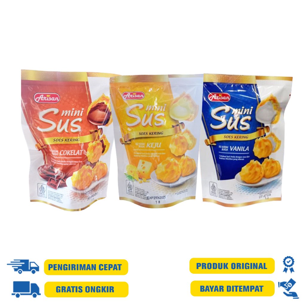 

Arisan Mini Soes Kering 30 G.R - Keju | Vanilla