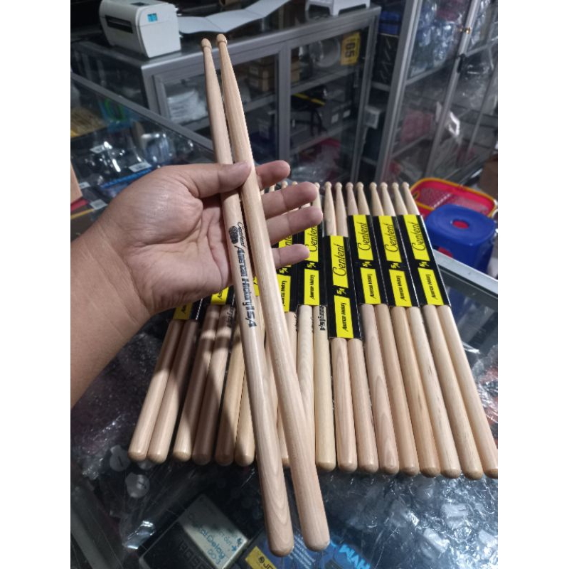 STIK DRUM CENTENT AMERICAN HICKORY UKURAN 5A STIK DRUM SET