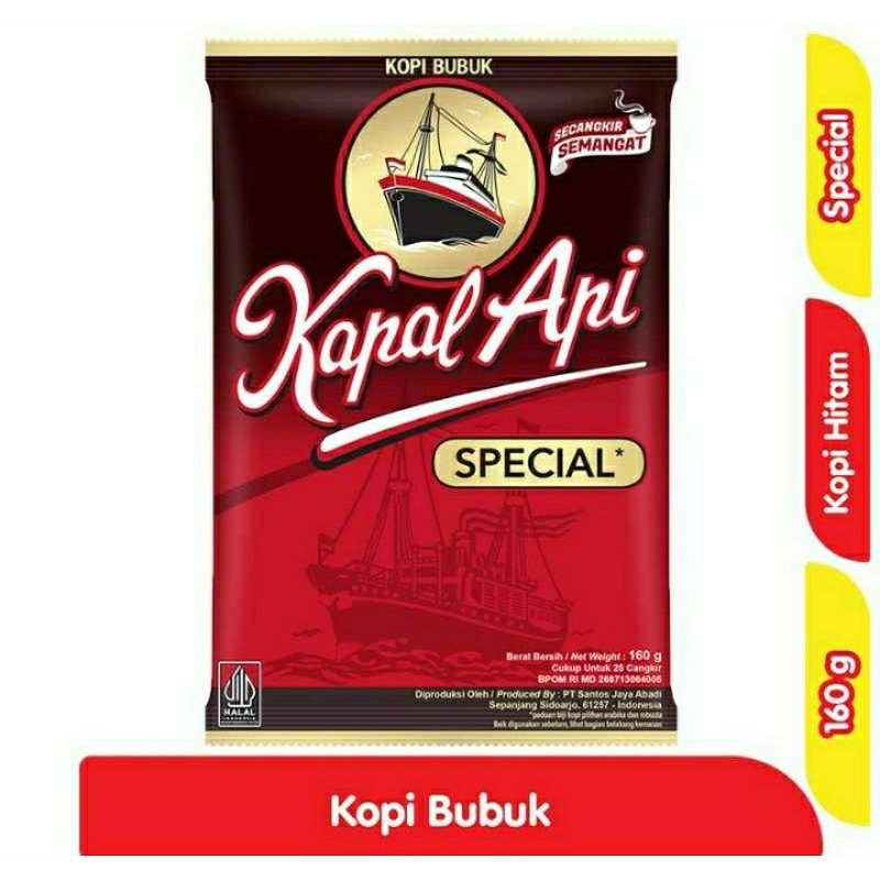 

Kapal Api Kopi Bubuk Instan Special 160 gram