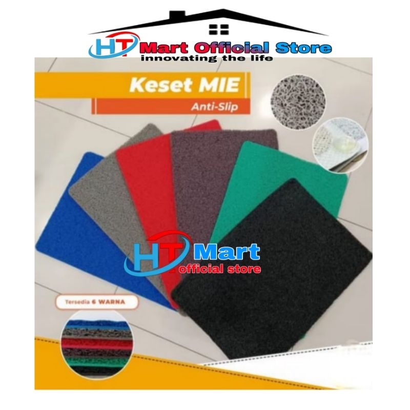 HT mart - Keset mie anti slip keset kamar mandi koset kaki keset karet tebal