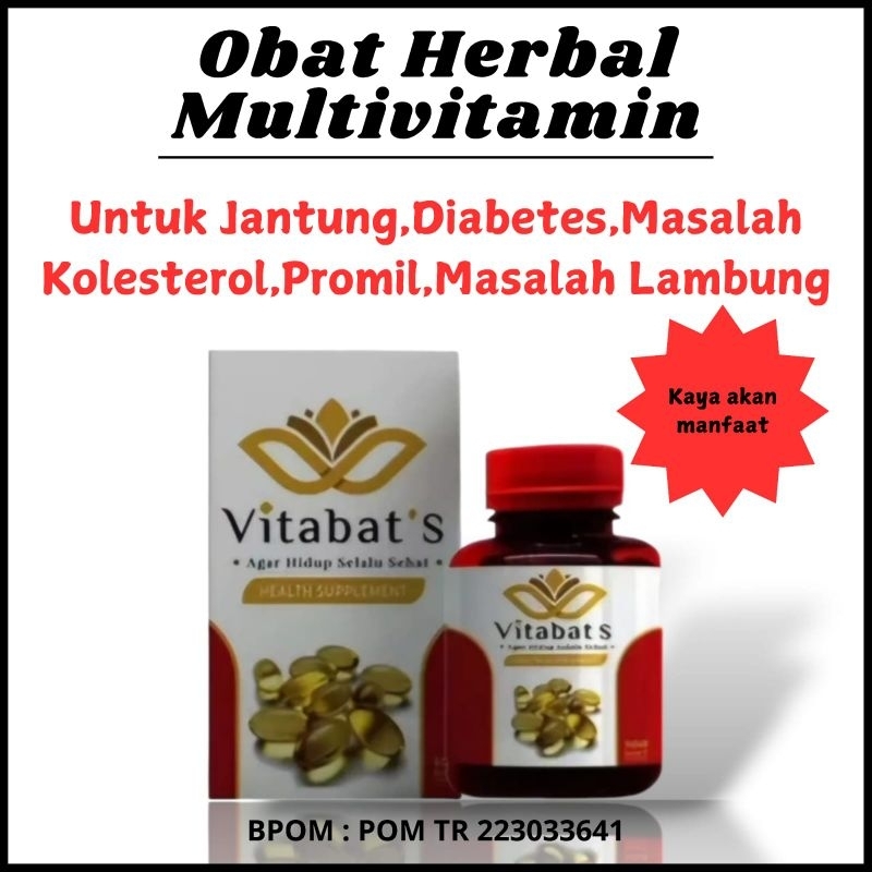 

VITABATS Herbal Alami Habbatussauda Premium mengobati berbagai macam penyakit