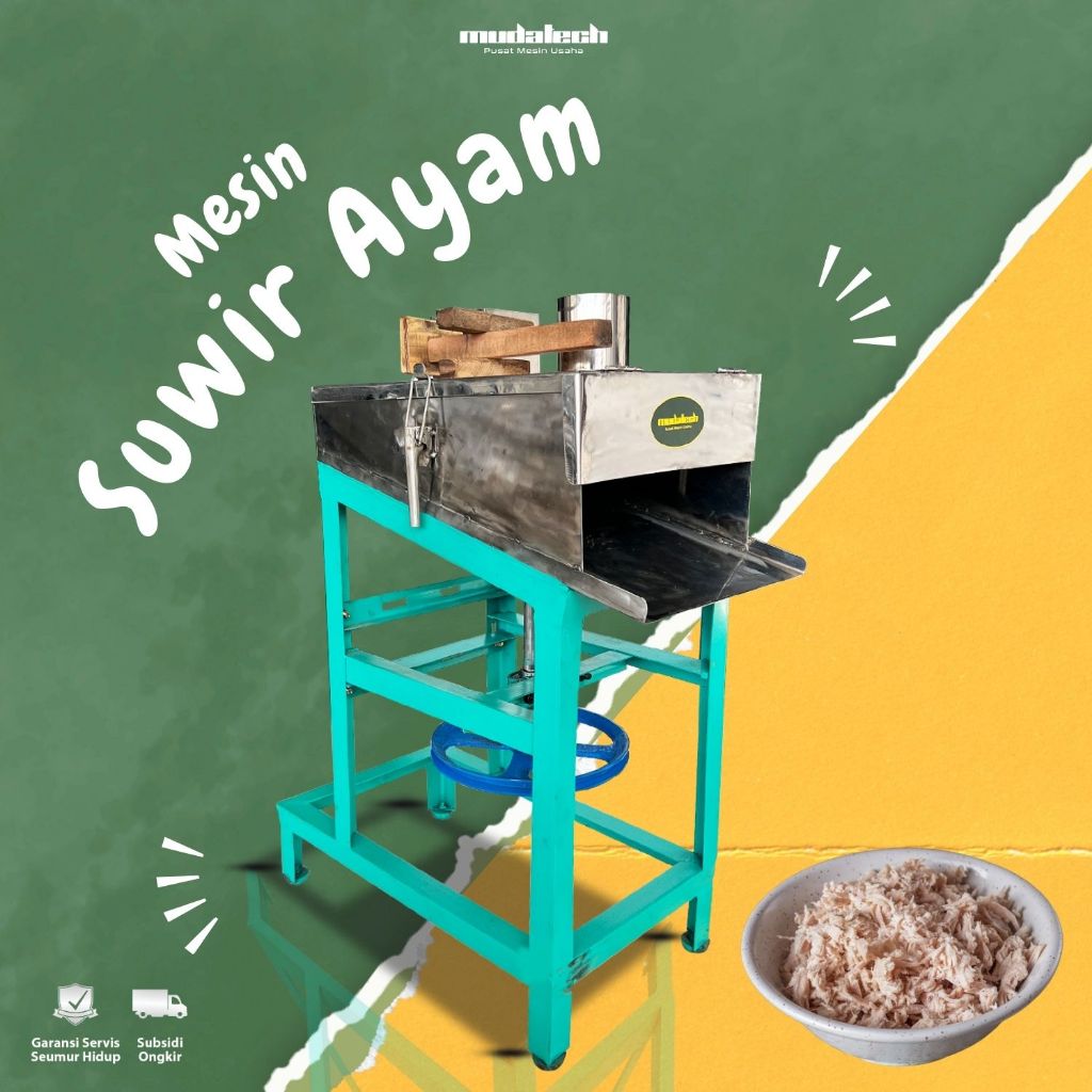 Mesin Suwir Daging Ayam Ikan Sapi Alat Suwir Daging