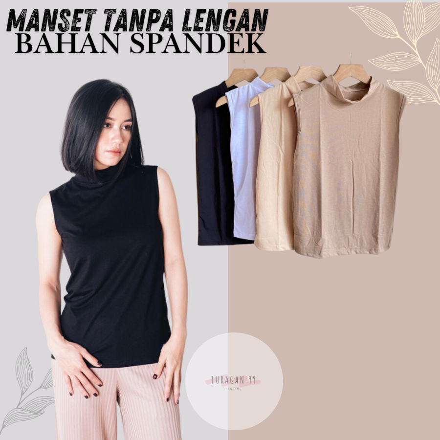 Manset pendek wanita manset tanpa lengan manset lekbong wanita tanpa Higtquality