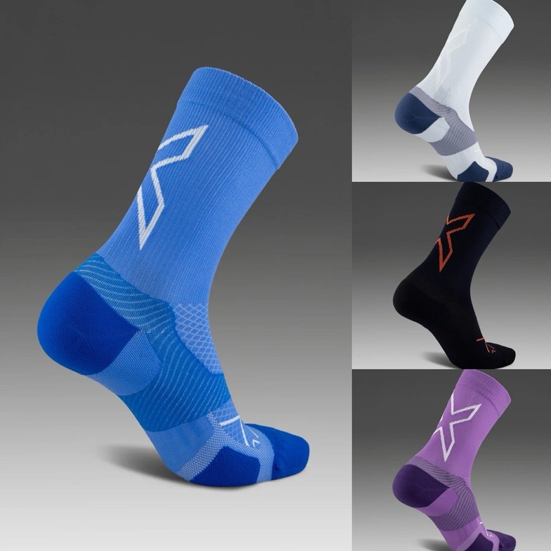 2XU Vectr Light Cushion Crew Socks 2XU  RUNNING SOCK 2XU  Kaos kaki 2XU