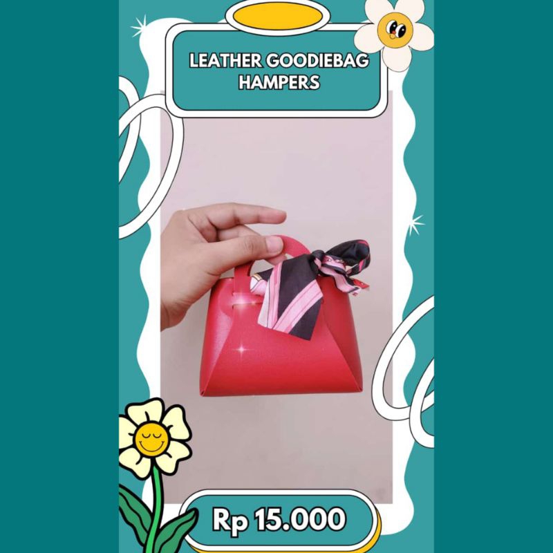 

TAS MINI HAMPERS LEATHER GOODIEBAG HAMPERS