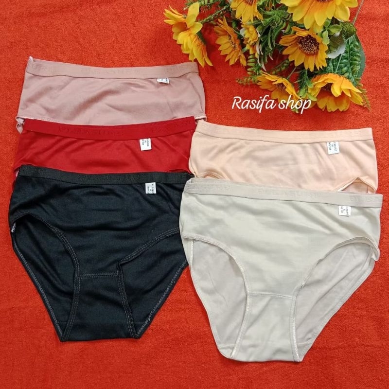 Celana Dalam PLEASURE isi 3 pcs | CD Wanita Pinggang Boxer | CD Anak Remaja | CD Perempuan Ternyaman
