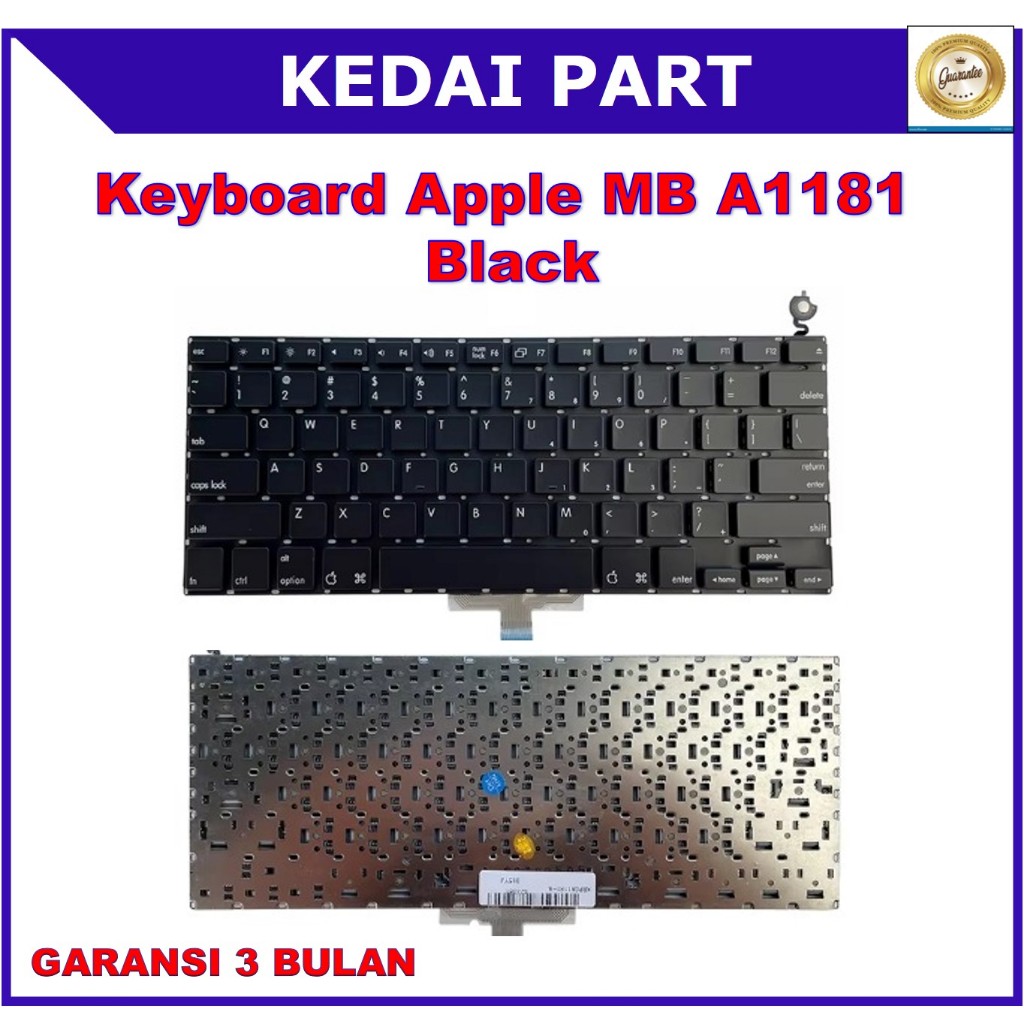 Keyboard Apple Macbook A1181 A1185 13.3 13 Inch Black