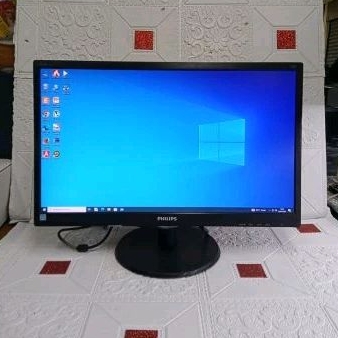 MONITOR PHILIPS 22 INCI LED  WIDE SCREEN HDMI FULL HD MULUS BERGARANSI SIAP PAKAI