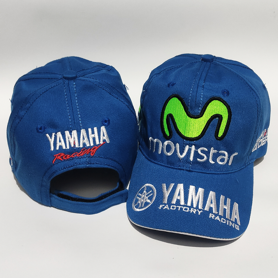 TOPI MOTO GP YAMAHA RACING TEAM 02 - SNAPBACK RACING - HAT MOTO GP MANDALIKA - TOPI MOTOR - DOVIZIOS