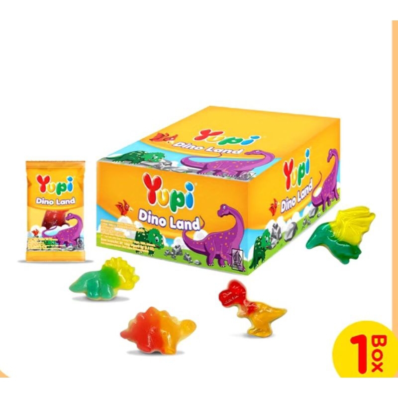 

Yupi Dino Land 144gr isi 24pcs