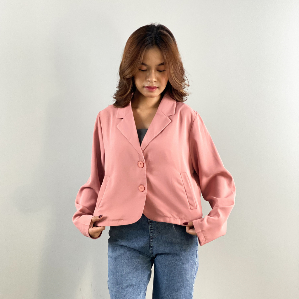 Zella Blazer Wanita Crop / Blazer Korean Style
