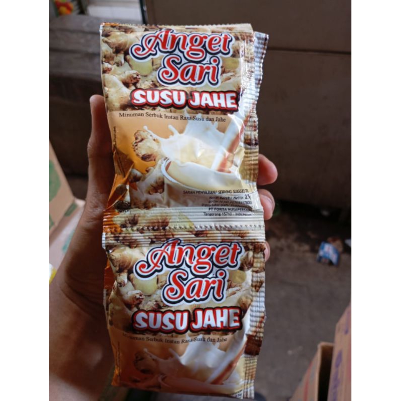 

Anget Sari Susu Jahe Jahe bubuk Susu Jahe Sachet