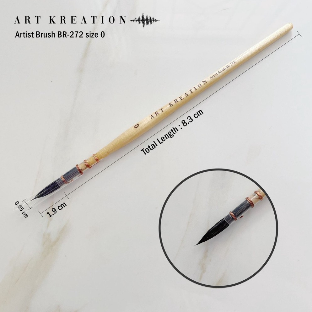 

ART KREATION SYNTHETIC SQUIRREL BRUSH BR272