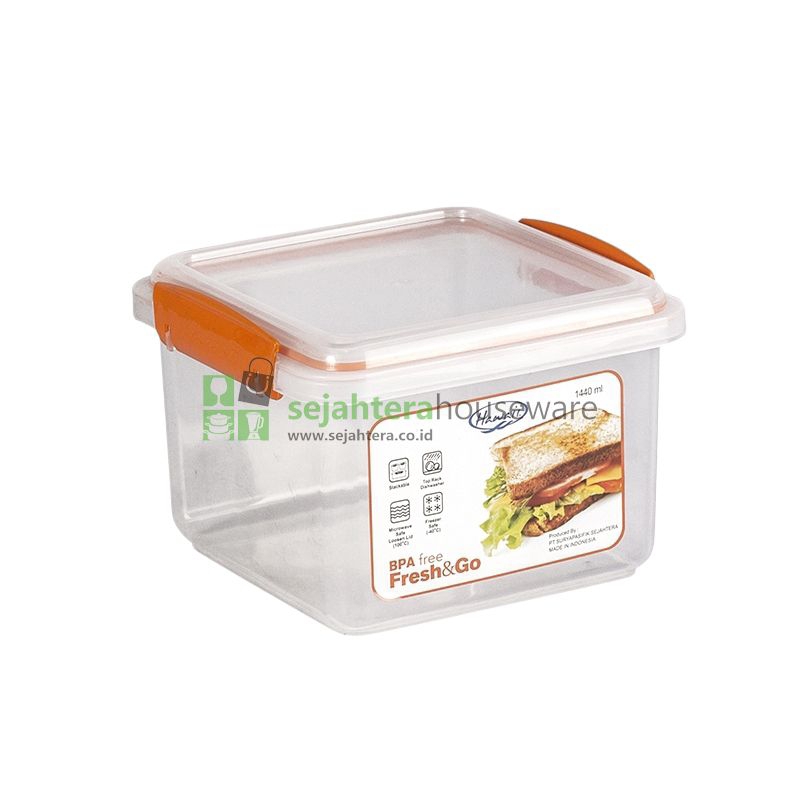 Kotak Makanan Hawaii 8431 ( 1440 ml )