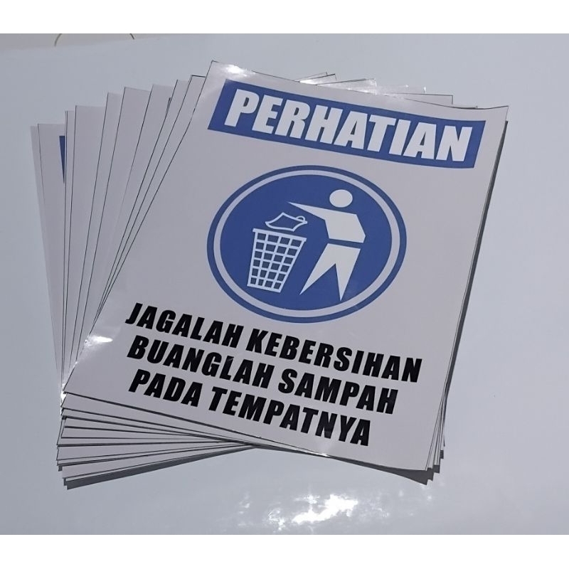 

stiker printing.jagalah kebersihan