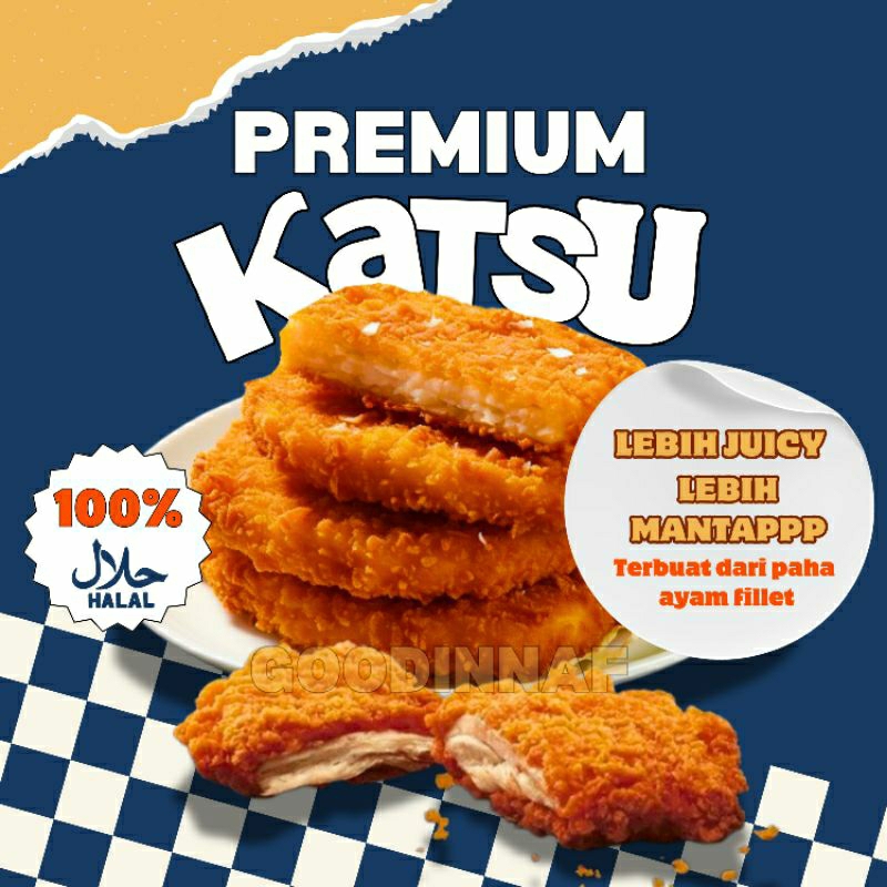 

Frozen Chicken Katsu Ala resto jepang isi 6 pcs/pack,Paha ayam fillet