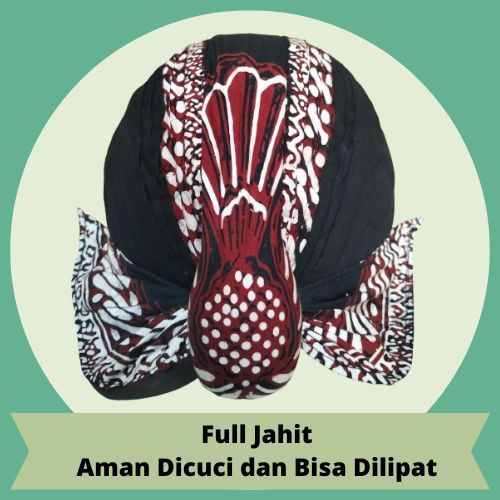 Blangkon Alusan Mataram JogjaMotif Parang Garuda Sliwir Topi Jawa Belangkon Jogjakarta