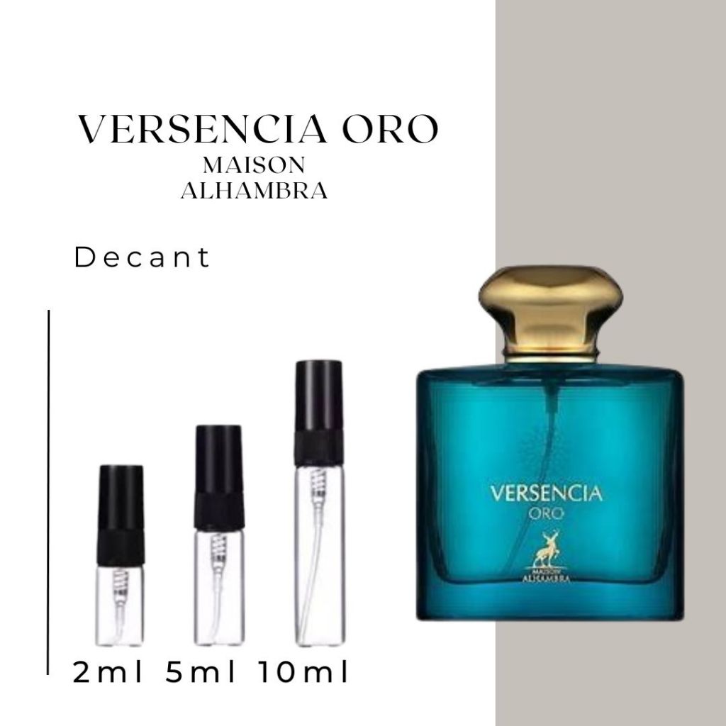 Decant 2ml 5ml 10ml VERSENCIA ORO Maison Al Hambra