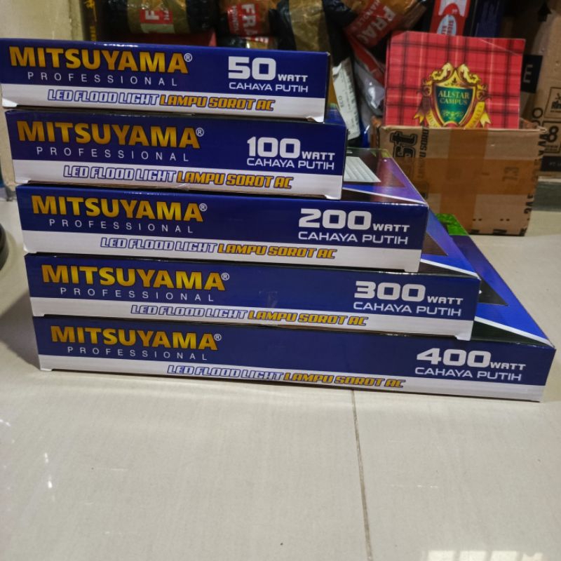Lampu Sorot LED COB 400 Watt 300 Watt 200 Watt 100Watt 50 Watt Lampu Sorot AC MITSUYAMA SERIES SINAR